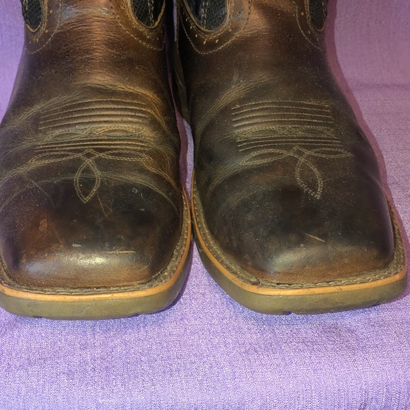 Used Men’s Double H Cowboy Work Boots Size 10.5D DH5366 - Picture 5 of 14
